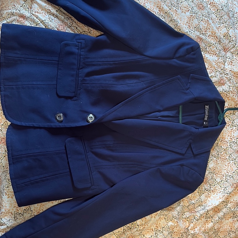 Zara Midnight Blue Tailored Jacket